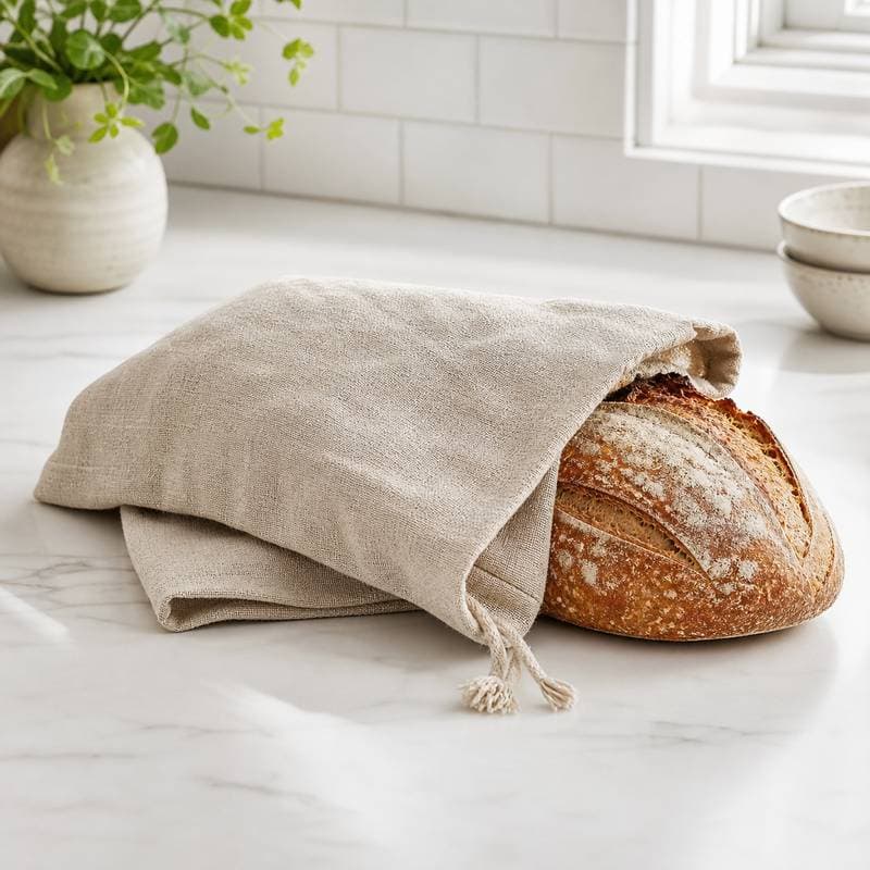 Linen Bread Bag